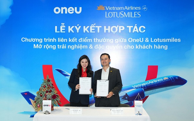 oneu-va-lotusmiles-bat-tay-hop-tac-lien-ket-diem-thuong